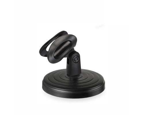 Подставка ZM-02RMIC кронштейн для ручного микрофона до 3,4 см, цвет черный