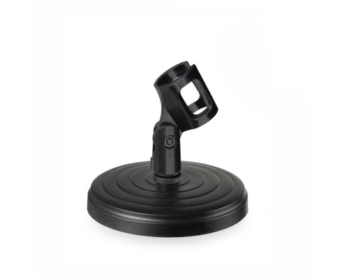 Подставка ZM-02MIC-B держатель бочонок для микрофона до 3,4 см, цвет черный