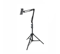 Подставка для планшета LS-NB-D25 на напольной усиленной стойке, черная