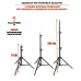 Штатив строительный LSUQR-50.30 до 2,6 м, для лазерного уровня, нивелира