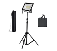 Светодиодный строительный прожектор 100 Вт на штативе JBH с сумками для переноски