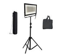 Светодиодный строительный прожектор 200 Вт на штативе JBH с сумками для переноски