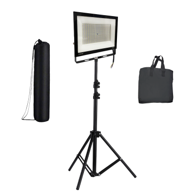 Светодиодный строительный прожектор 200 Вт на штативе JBH с сумками для переноски