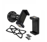 Стационарный держатель FLAN-DT85 для телефона до 85 мм с фиксатором резинкой