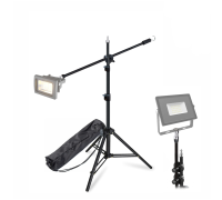 Усиленный штатив LS240KB-NP для прожектора, высота до 240 см, с возможностью наклона верхней секции, и сумка для переноски