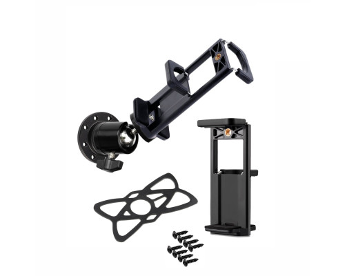 Стационарный держатель FLAN-UD для телефона и планшета с фиксатором резинкой