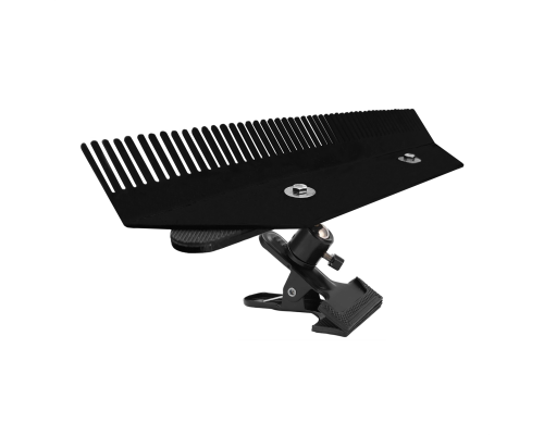 Держатель прядей черный для наращивания на шарнирном креплении прищепки PR1