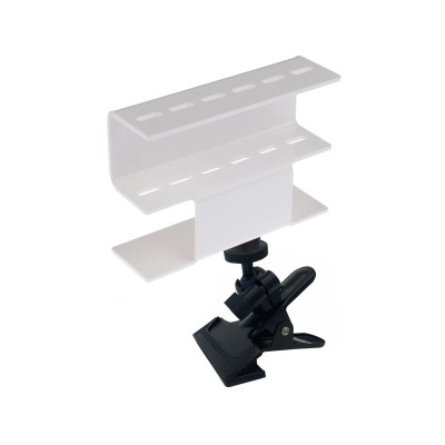 Подставка органайзер для 6 пинцетов для наращивания ресниц на держателе-прищепке SH-BP