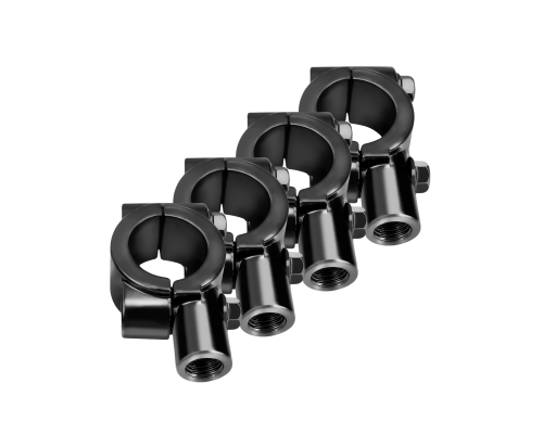 Кронштейн для зеркал мото вело мотоцикла, резьба 10 мм, на руль диаметром 21-24 мм, 4 шт