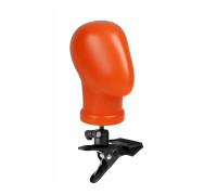 Манекен головы терракотовый безликий на прищепке PR1-SH-B