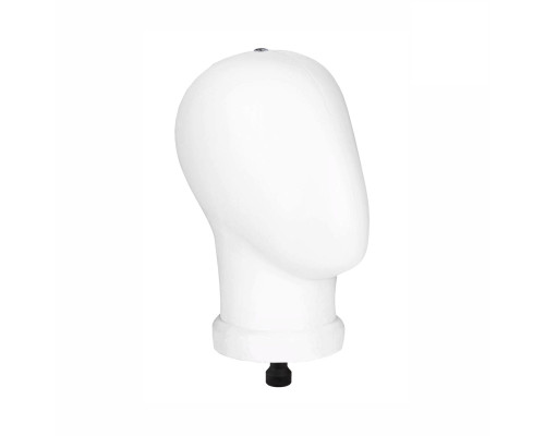 [СГП] Манекен головы безликий, цвет белый, с резьбой крепления 1/4