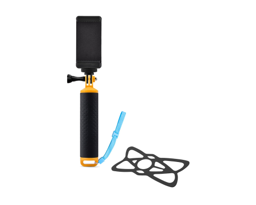 Поплавок-монопод для съемки с держателем телефона 55-85 мм и резинкой фиксатором