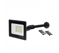 Прожектор светодиодный 30Вт на настенном держателе FLAN-ZM02L-PRJ с регулировкой длины