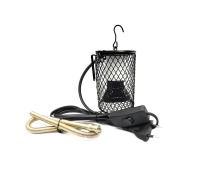 Светильник подвесной с защитной решеткой с лампой обогрева, 100Вт, для террариума