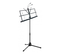 Подставка для нот PML-01 складной пюпитр с гибкой подсветкой MPP-35 на напольной стойке