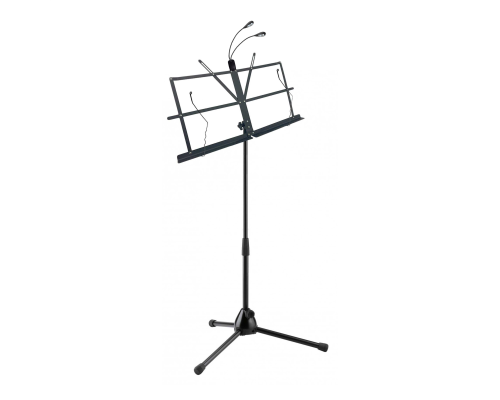 Подставка для нот PML-01 складной пюпитр с гибкой подсветкой MPP-35 на напольной стойке