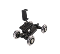 Держатель для смартфона 55-85 мм на складной площадке и тележке для мобильной съемки