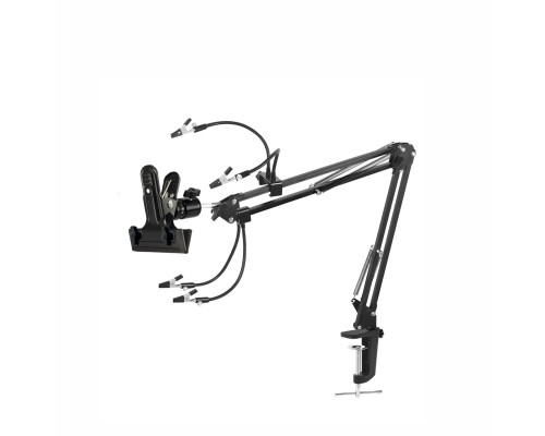 Держатель KGS-2PAI-PR1V для пайки с 2 зажимами для микросхем и плат на пантографе с усиленной струбциной