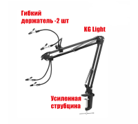 Держатель KGS-2PAI с 4 зажимами для микросхем и плат на пантографе с усиленной струбциной