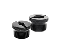 Переходники металлические черные, резьба 5/8(M)-3/8(F) и 5/8(M)-1/4(F)