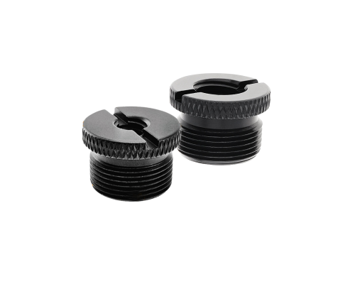 Переходники металлические черные, резьба 5/8(M)-3/8(F) и 5/8(M)-1/4(F)