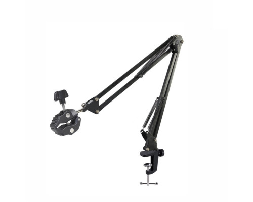 Держатель фена KGS75-PAI-3 для пайки на пантографе с усиленной струбциной до 7,5 см