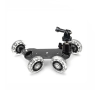 Крепление для экшн камеры на мобильной тележке с шарниром