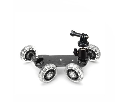 Крепление для экшн камеры на мобильной тележке с шарниром