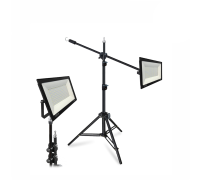 Прожектор светодиодный 150Вт на усиленном штативе LS240K-NP с возможностью наклона верхней секции