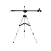 Штатив Tripod 3110L-ES63-DT для горизонтальной съемки с держателем смартфона и крючком для противовеса