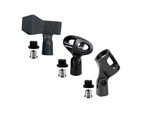 Набор держателей для микрофонов с креплением на стойку с резьбой 1/4, 3 шт