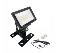 Прожектор 100 Вт с датчиком движения на настенно-потолочном креплении FK-PRJ