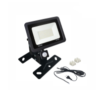 Прожектор 50 Вт с датчиком движения на настенно-потолочном креплении FK-PRJ