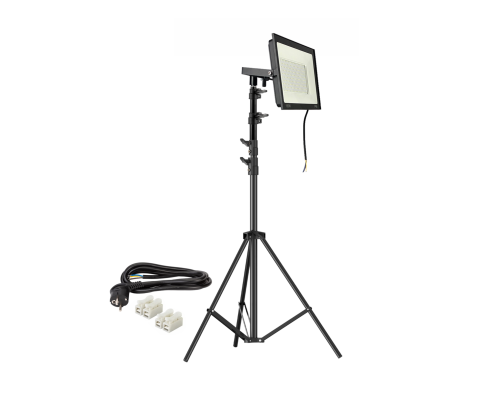 Прожектор светодиодный 150 Вт на штативе строительном BHS-JB с угловым быстросъемным креплением