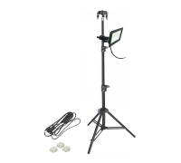 Светодиодный прожектор 30 Вт с кабелем 168 см на штативе LS с подставкой для нивелира