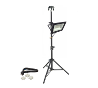 Светодиодный прожектор 50 Вт с кабелем 3 м на штативе LS с подставкой для нивелира