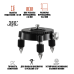 Подставка на регулируемых ножках для лазерного уровня, нивелира, резьба 5/8