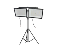 Прожекторы светодиодные 300 Вт, 2 шт, на строительном штативе BHS-PRJ-50