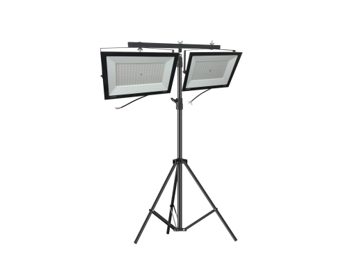Прожекторы светодиодные 200 Вт, 2 шт, на строительном штативе BHS-PRJ-50