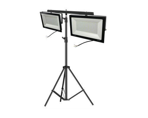 Прожекторы светодиодные 150 Вт, 2 шт, на строительном штативе BHS-PRJ-50