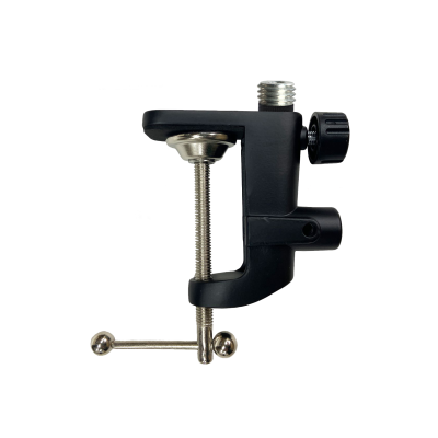 Усиленная струбцина крепление для нивелира, с отверстием 12 мм и внешней резьбой 5/8, нагрузка 1.5 кг