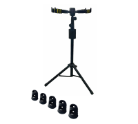 Подставка для гитары PCH-02 для 2 гитар и напальчники черные, размер XXS, XS, S, M, L, 5 шт