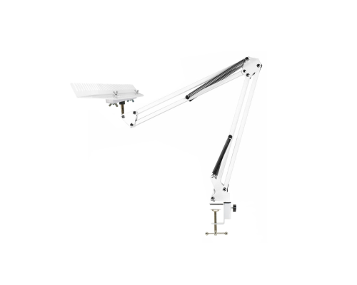 Настольный держатель прядей NB-WHAIR для наращивания волос, маленький, белый