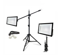 Проявочная лампа 300 Вт наклонный светильник LS240K-NP высотой до 240 см, кабель 5 м с клеммами