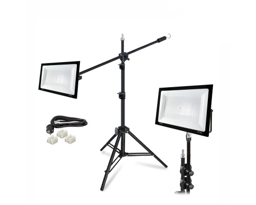 Проявочная лампа 300 Вт наклонный светильник LS240K-NP высотой до 240 см, кабель 5 м с клеммами