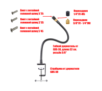 Настольная присада GDS-BIRD игровая стойка для попугаев, птиц, для жердочки