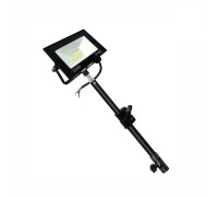 Светильник прожектор 20Вт 6500K на телескопической палке-ручке ECO