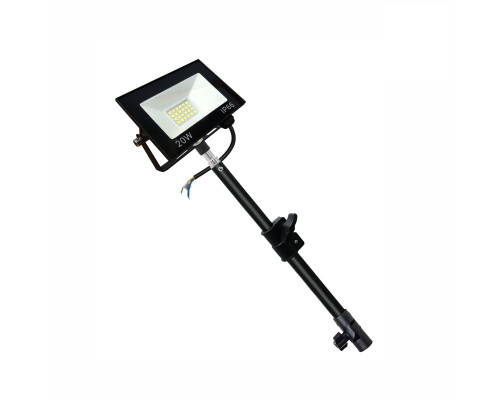 Светильник прожектор 20Вт 6500K на телескопической палке-ручке ECO