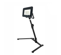 Светильник прожектор 30Вт на телескопической палке-ручке ECO и настольной подставке