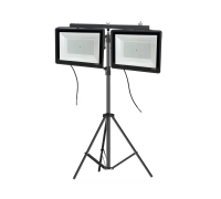 Прожекторы светодиодные 250 Вт 6500K, 2 шт, на строительном штативе BHS-PRJ-50